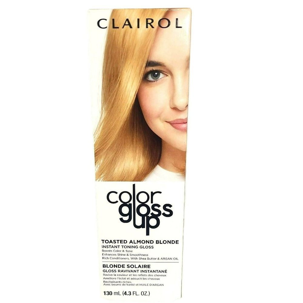 Clairol Color Gloss Up Temporary Hair Dye, Toasted Almond Blonde Hair Color